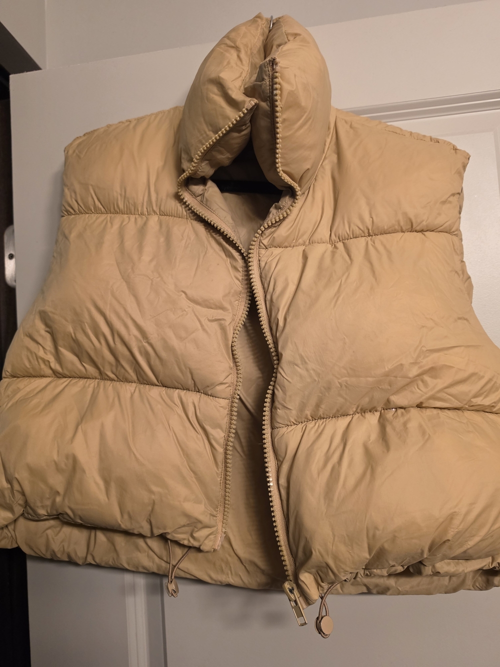 Trendy boutique Beige Puffer Vest
